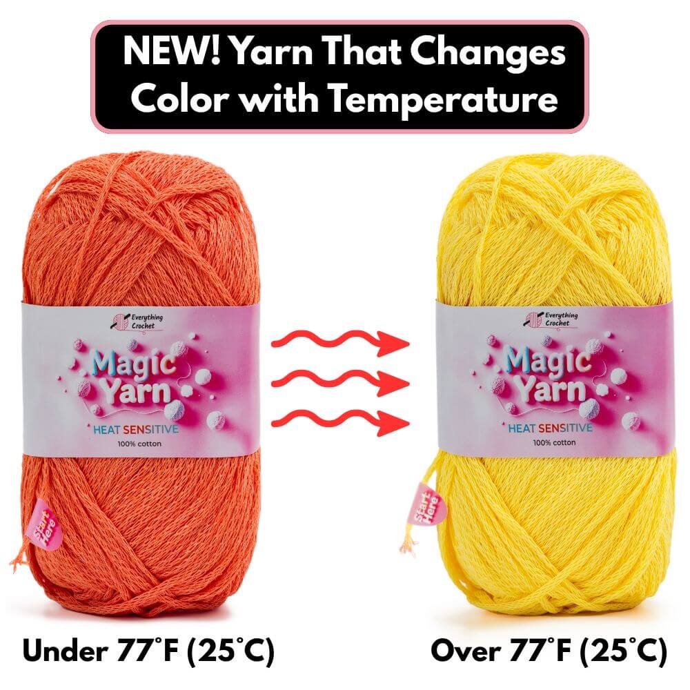 Magic Yarn - 100% Cotton Color Changing Yarn
