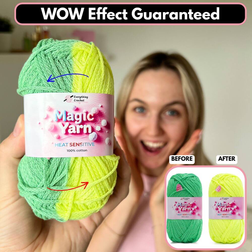 Magic Yarn - 100% Cotton Color Changing Yarn