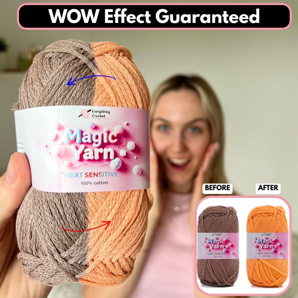 Magic Yarn - 100% Cotton Color Changing Yarn