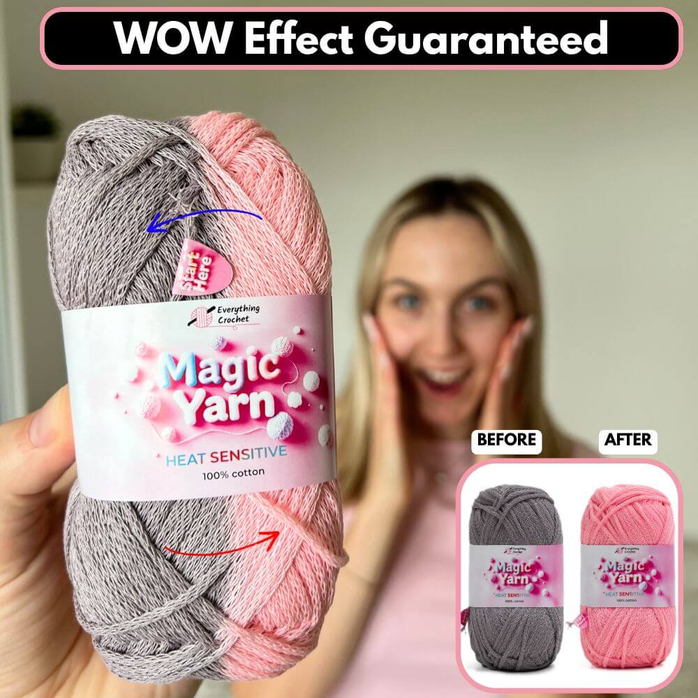 Magic Yarn - 100% Cotton Color Changing Yarn