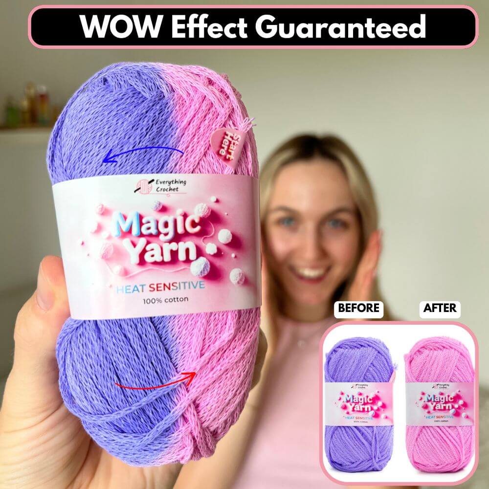 Magic Yarn - 100% Cotton Color Changing Yarn