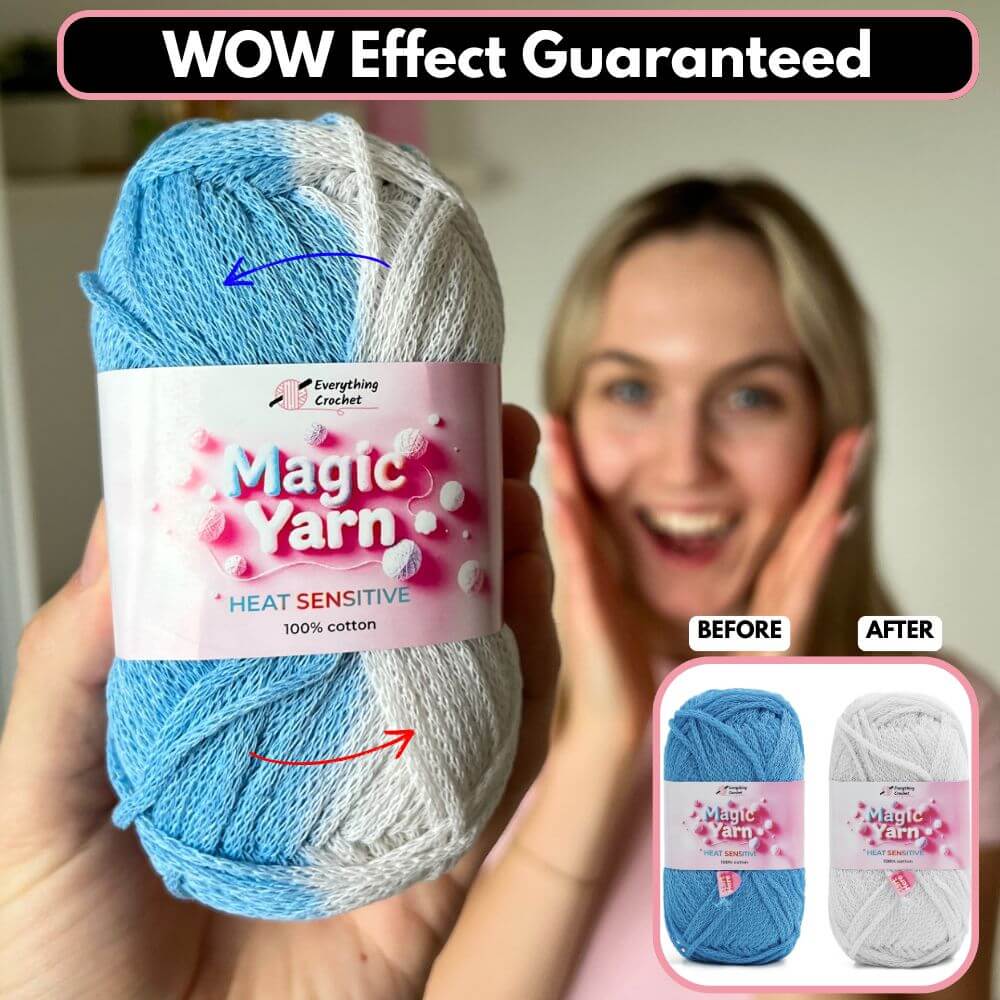 Magic Yarn - 100% Cotton Color Changing Yarn