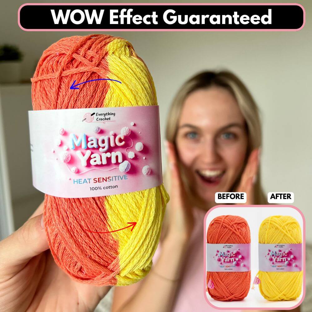Magic Yarn - 100% Cotton Color Changing Yarn