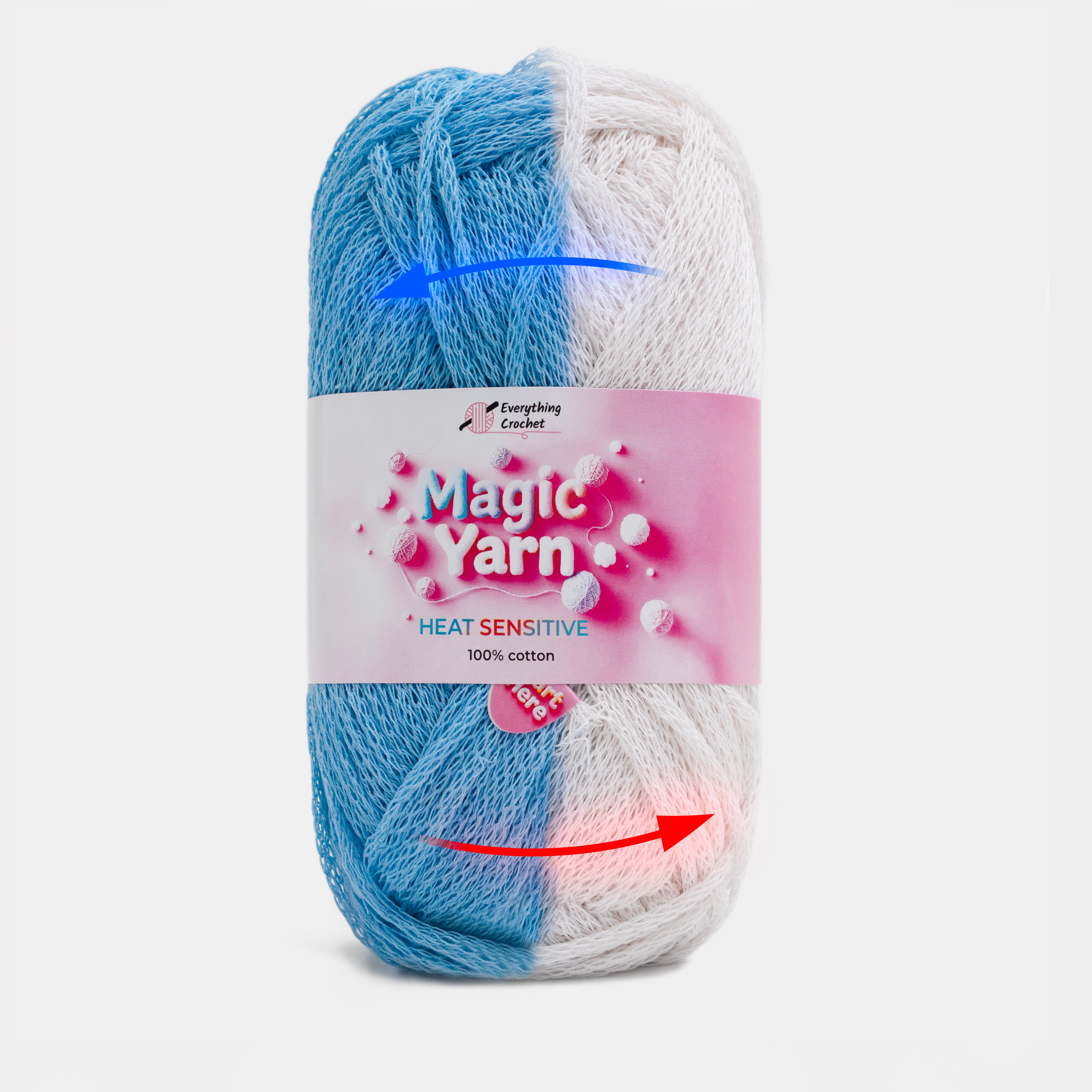 Magic Yarn - 100% Cotton Color Changing Yarn