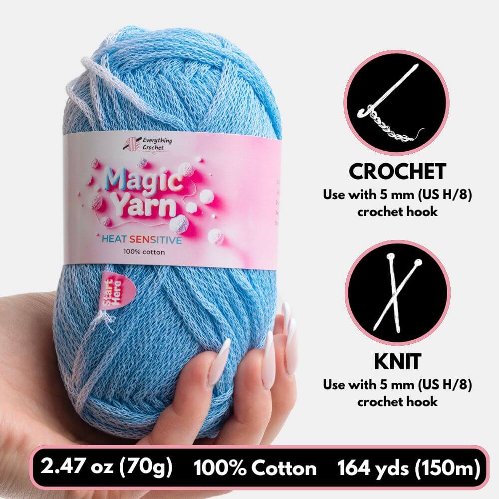 Magic Yarn - 100% Cotton Color Changing Yarn