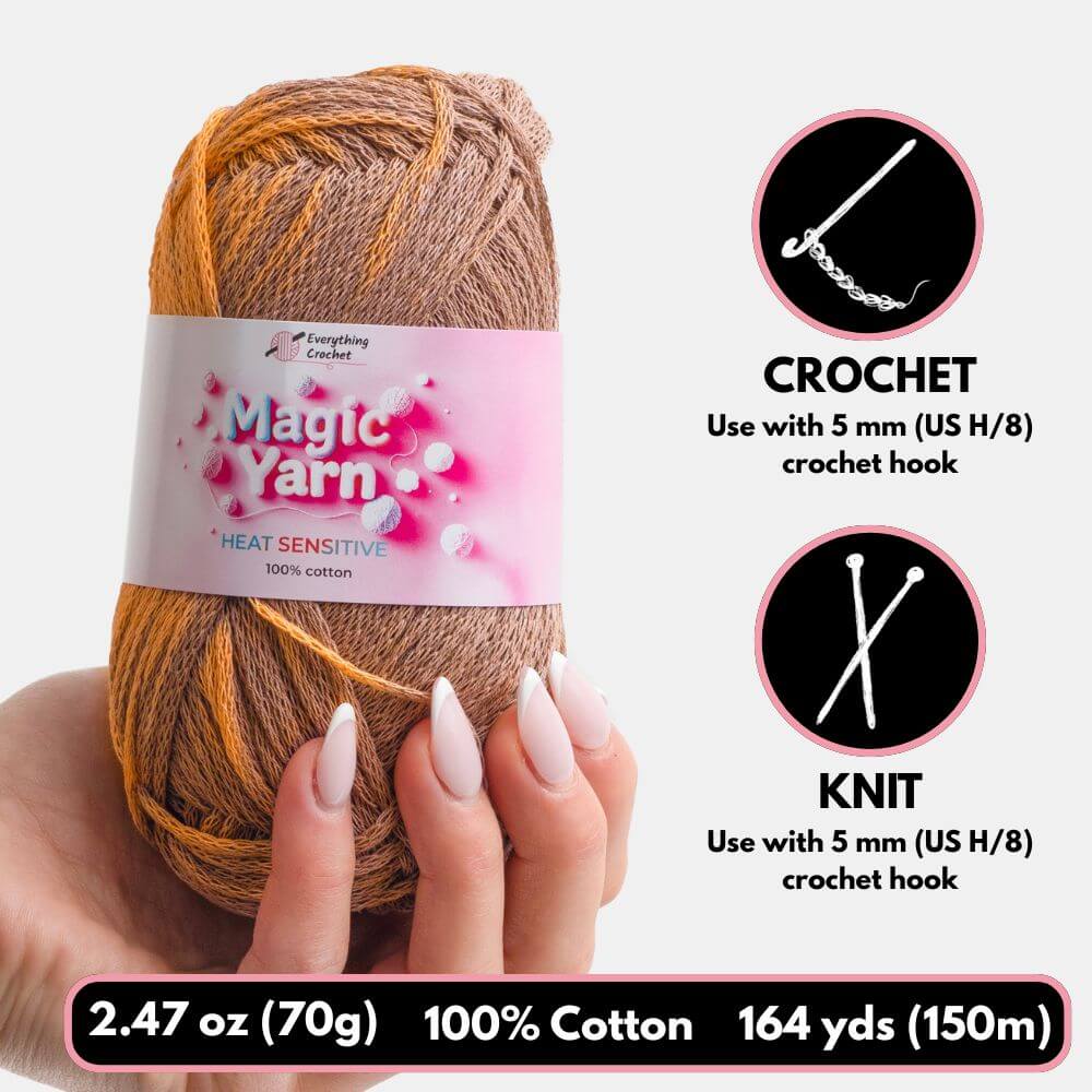 Magic Yarn - 100% Cotton Color Changing Yarn