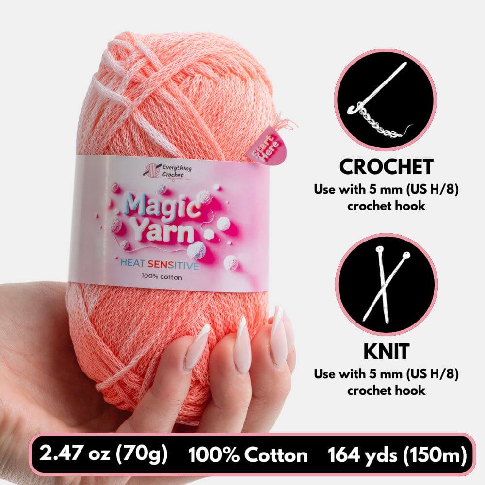 Magic Yarn - 100% Cotton Color Changing Yarn