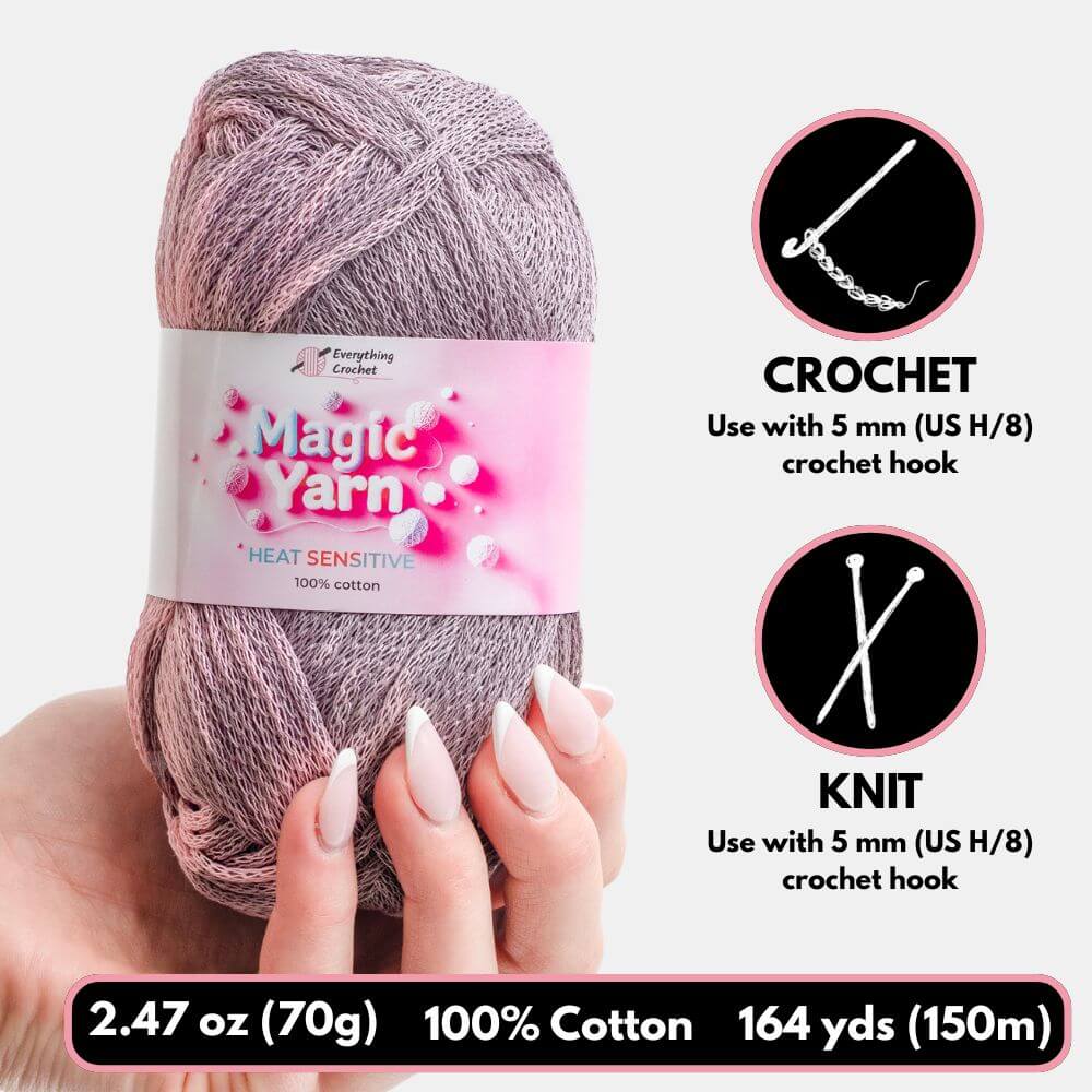 Magic Yarn - 100% Cotton Color Changing Yarn